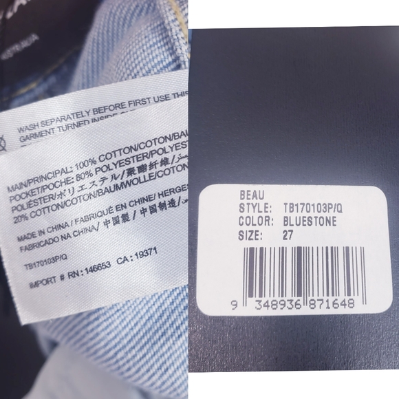 New FIFTH LABEL high waisted straight leg Jeans - Picture 10 of 16